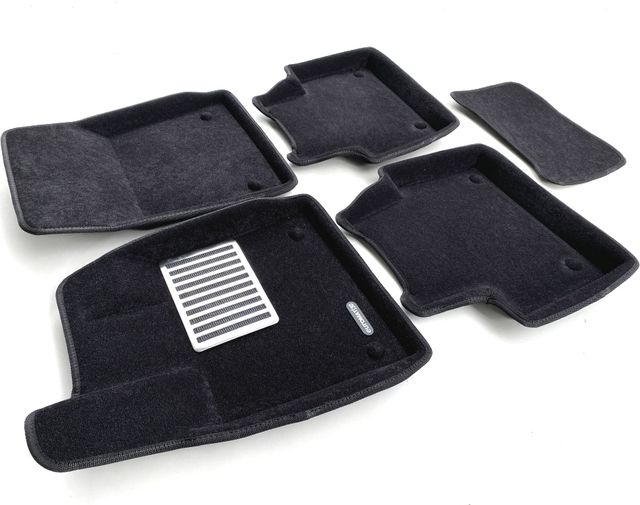 Коврики текстильные Euromat 3D Lux для салона Jaguar I-Pace 2018-2026. Артикул EM3D-002758