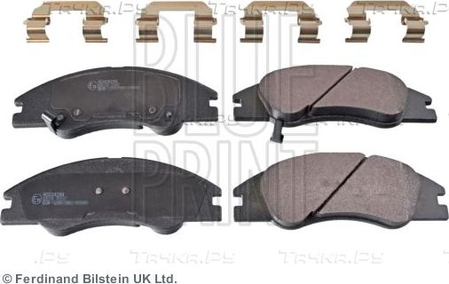 Тормозные колодки Blue Print передние для Kia Spectra II 2005-2009. Артикул ADG04294