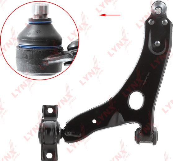 Поперечный рычаг передней подвески LYNXauto. Артикул C5091L