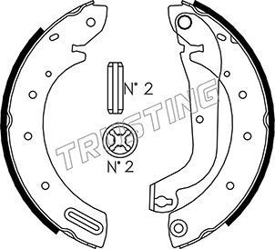 Тормозные колодки Trusting. Артикул 067.188