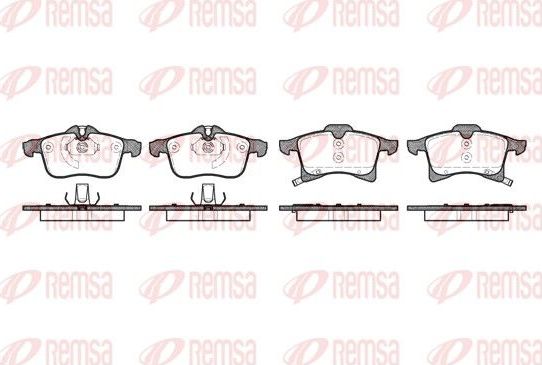 Тормозные колодки Remsa. Артикул 1036.02