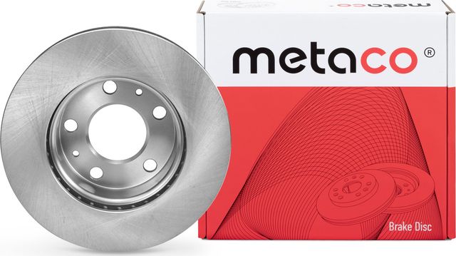 Диск тормозной передний вентилируемый (Metaco). Артикул 3050458