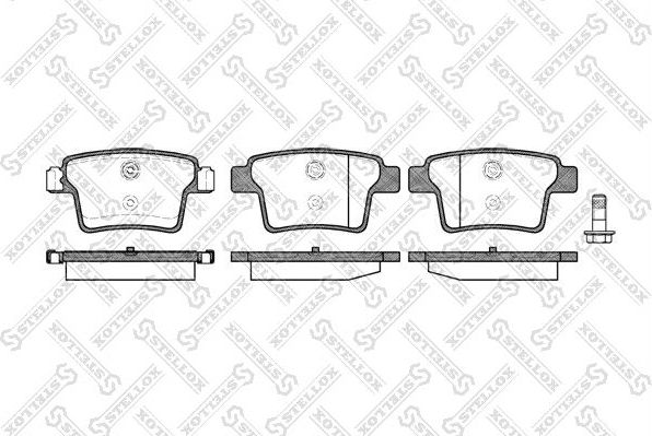 Тормозные колодки Stellox. Артикул 1160 010B-SX