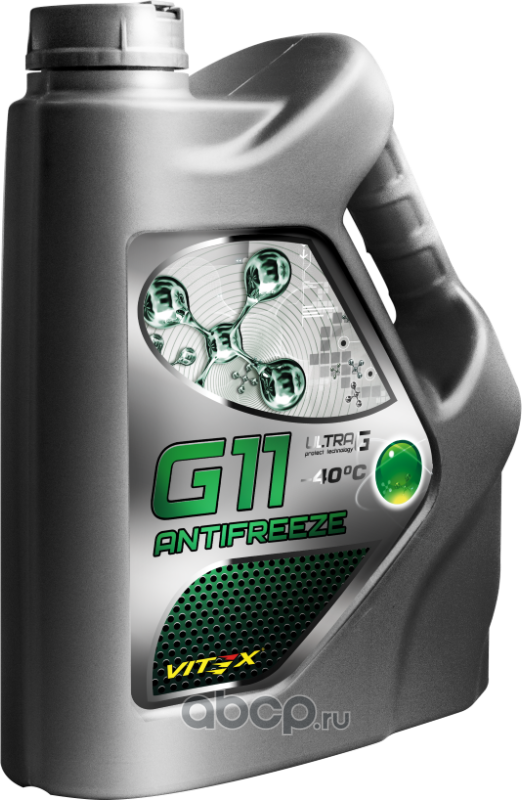 АНТИФРИЗ VITEX-40 ULTRA G-11 (10КГ) ЗЕЛЕНЫЙ Vitex. Артикул V103905