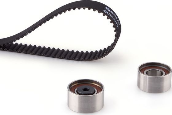 Ремень ГРМ с роликами (комплект) Gates PowerGrip® для Mazda Premacy I (CP) 1999-2005. Артикул K015510XS