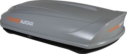 Автомобильный бокс Yuago Avatar двусторонний (тиснение) (EuroLock) серый (460 л, 186х86х46 см). Артикул 2000000012988