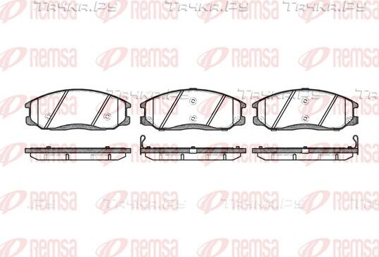 Тормозные колодки Remsa. Артикул 0771.02