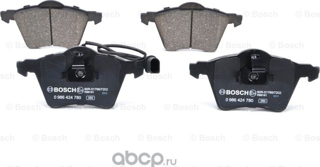 Колодки тормозные передние (Bosch). Артикул 986424780
