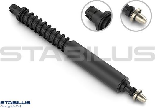 Амортизатор (упор) багажника Stabilus Lift-O-Mat®. Артикул 304490