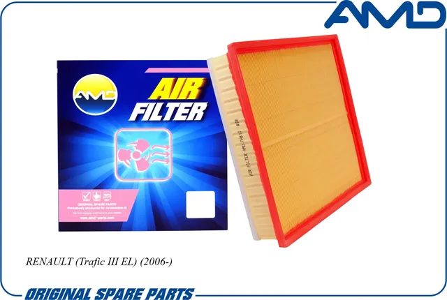 Фильтр воздушный RENAULT (Trafic III EL) (2006-) (AMD). Артикул AMDFA612
