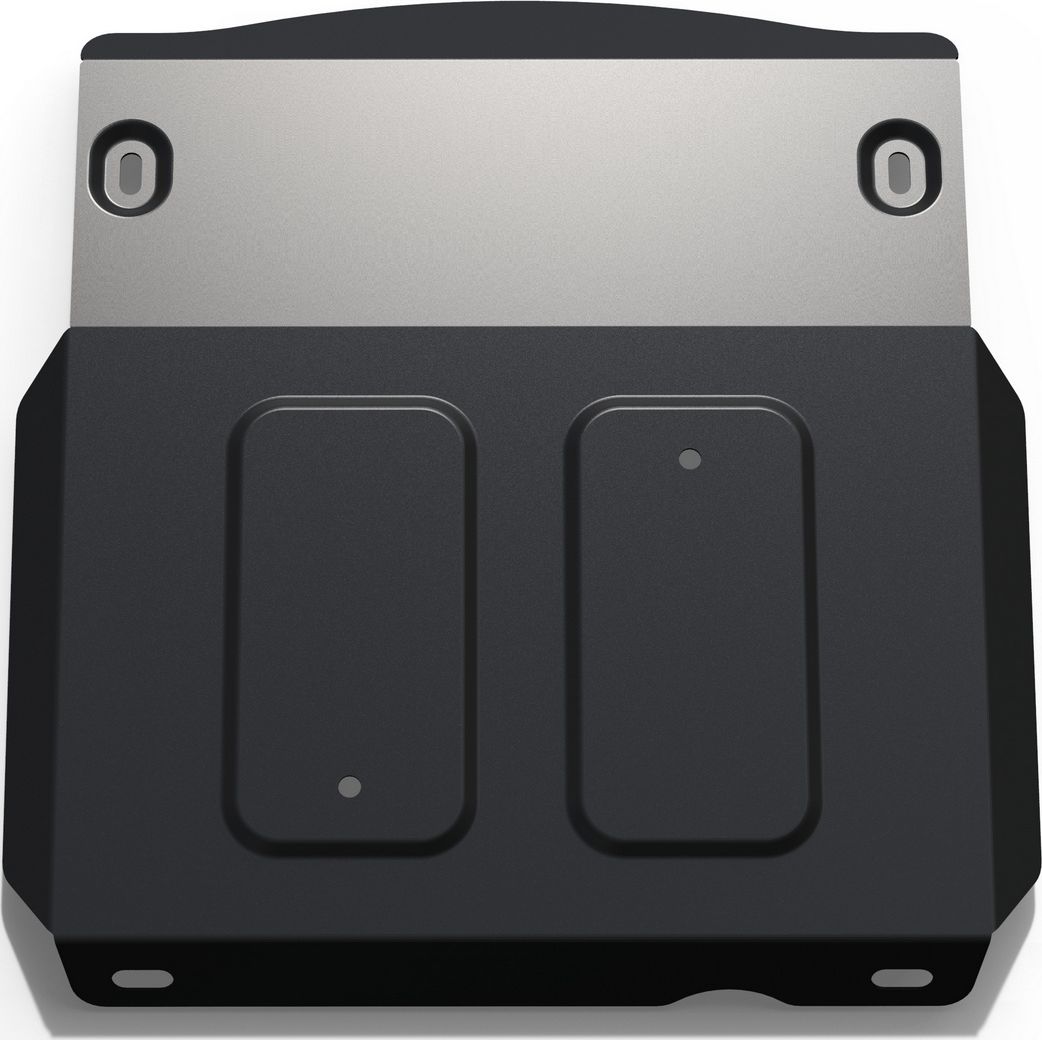 Защита АвтоБРОНЯ для КПП и переднего редуктора Chevrolet Niva 2002-2020. Артикул 111.01022.1