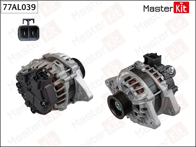 77AL039 Генератор\ KIA CEED 1.4/1.6 (14V 90A) (Master KIT) Master KIT. Артикул 77al039