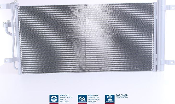 Радиатор кондиционера (конденсатор) Nissens (алюминий). Артикул 940569