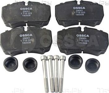 Тормозные колодки OSSCA. Артикул 29001
