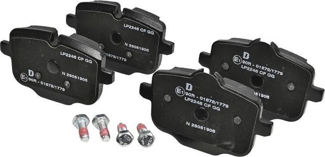 Тормозные колодки Delphi (Low-Metallic). Артикул LP2246
