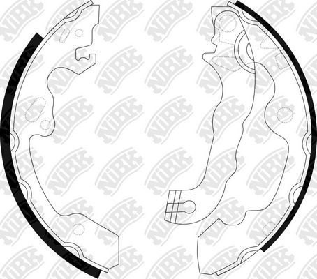 Тормозные колодки NiBK. Артикул FN0558