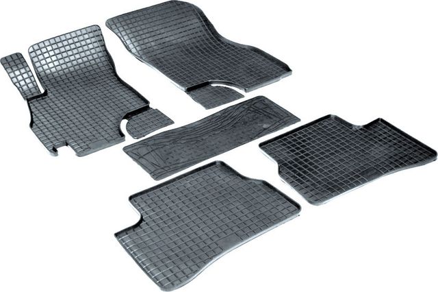 Коврики резиновые Seintex с узором сетка для салона Hyundai Accent I, II 2000-2005. Артикул 00162