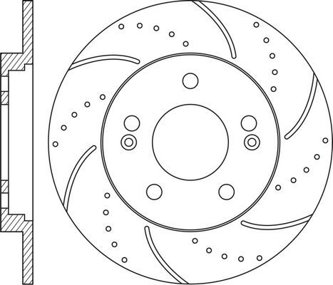 Тормозной диск NiBK. Артикул RN1601DSET