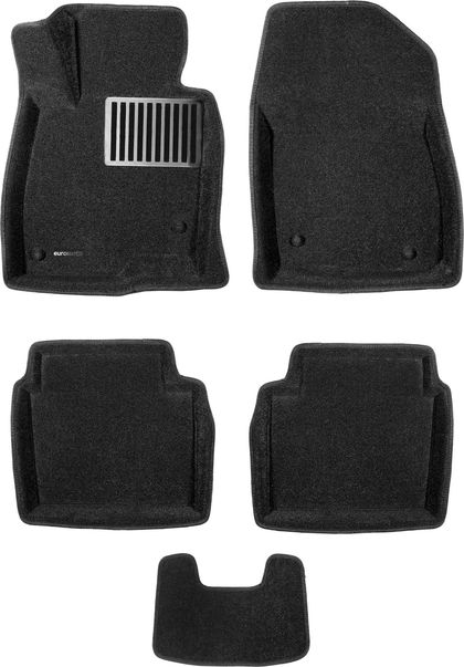 Коврики текстильные Euromat 3D Lux для салона Mazda 6 III 2012-2024. Артикул EM3D-003410