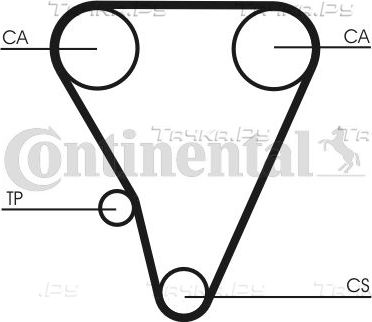 Ремень ГРМ ContiTech для Toyota MR2 I (W10) 1984-1990. Артикул CT555
