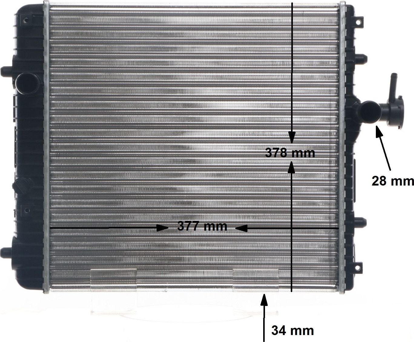 Радиатор охлаждения двигателя Mahle Behr. Артикул CR 1495 001S