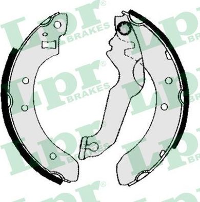 Тормозные колодки LPR. Артикул 04800