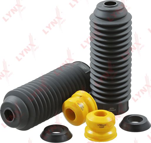 Комплект отбойников и пыльников амортизаторов (стоек) LYNXauto передний для Smart Fortwo II (W451) 2007-2015. Артикул PR-7245