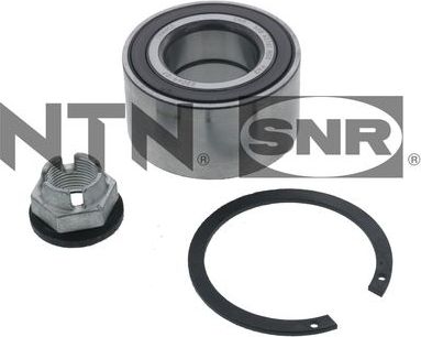 Ступичный подшипник (комплект) NTN / SNR передний для Nissan Micra V 2016-2020. Артикул R168.140