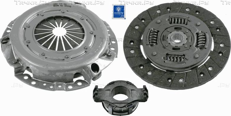 Сцепление (комплект) SACHS для Citroen Xantia I 1996-2003. Артикул 3000 844 201