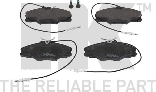 Тормозные колодки NK. Артикул 223729