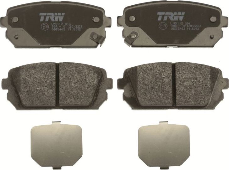 Тормозные колодки TRW COTEC. Артикул GDB3462