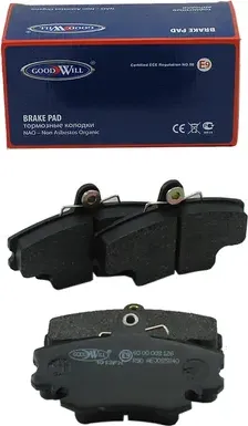 КОЛОДКИ ТОРМОЗНЫЕ ПЕРЕДНИЕ 1013F GOODWILL Goodwill. Артикул 1013FX
