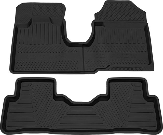 Коврики Rezkon резиновые для салона Honda CR-V III 2006-2012. Артикул 1019015100