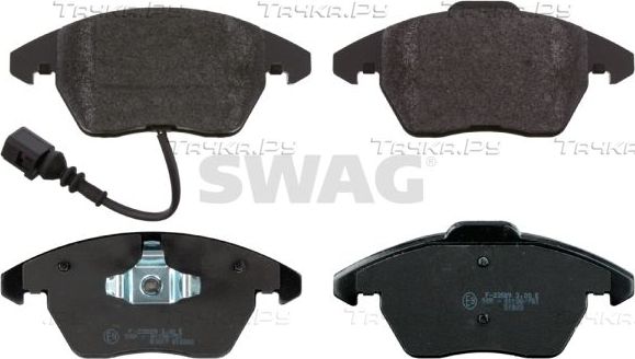 Тормозные колодки SWAG. Артикул 30 91 6502