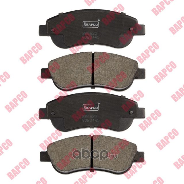 Колодки тормозные дисковые пер. HONDA CR-V III (RE_), CR-V IV (RM_) (Bapco) Bapco. Артикул BP0625