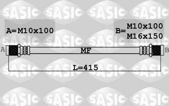 Тормозной шланг Sasic. Артикул 6606234