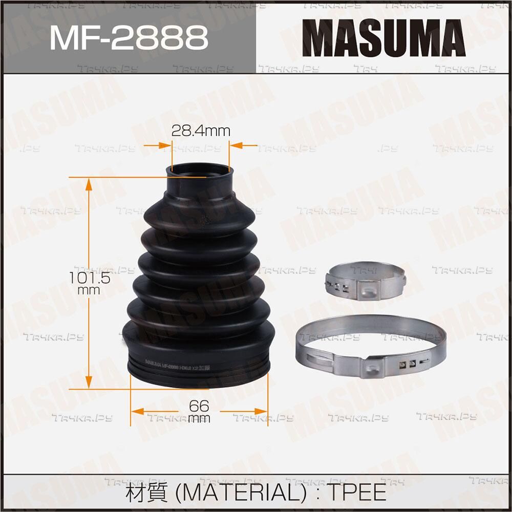 Пыльник ШРУСа (Masuma). Артикул MF2888