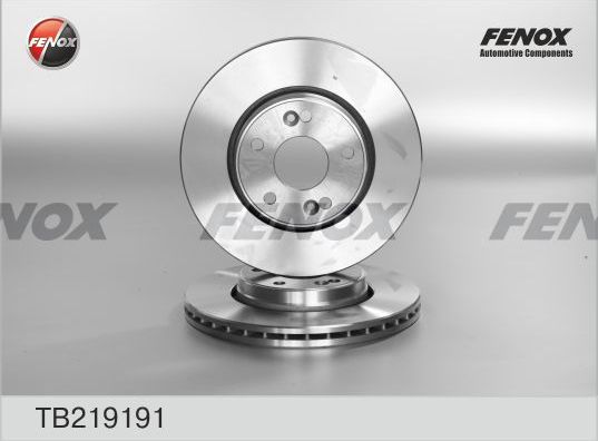 Тормозной диск Fenox передний для Renault Laguna II 2001-2007. Артикул TB219191