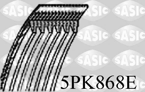 Приводной ремень поликлиновой Sasic. Артикул 5PK868E