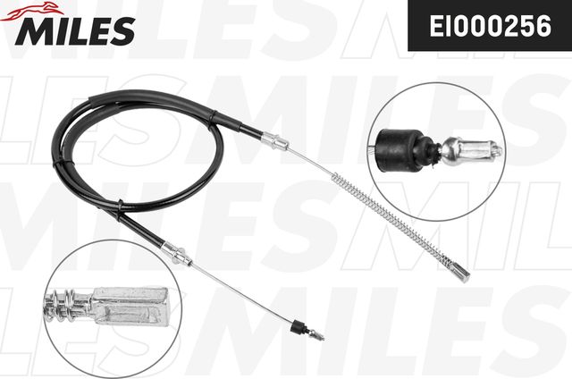 Трос ручника (тросик ручного тормоза) Miles задний правый/левый для Subaru Legacy III 1999-2003. Артикул EI000256