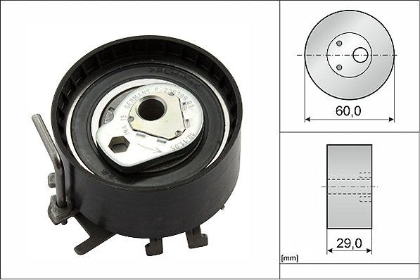 Натяжной ролик (натяжитель) ремня ГРМ Ina. Артикул 531 0404 10