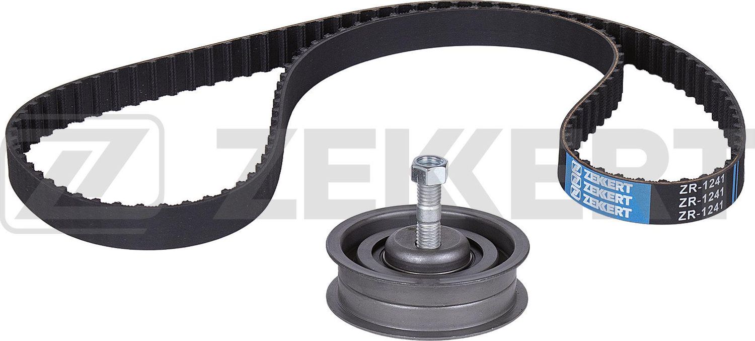 Ремень ГРМ с роликами (комплект) Zekkert (HNBR (Hydrierter Acryl-Nitril-Butadien-Kautschuk)). Артикул ZR-1241