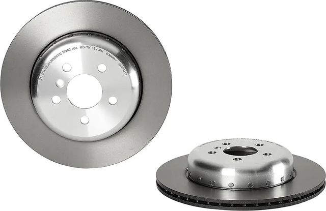 Тормозной диск Brembo PRIME LINE - Composite задний правый для BMW X3 III (G01) 2017-2026. Артикул 09.D903.13