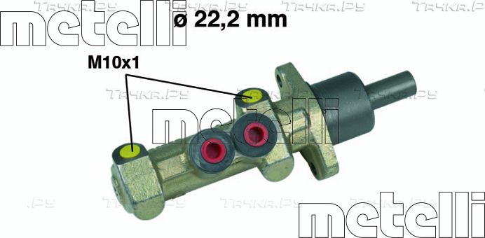 Тормозной цилиндр главный Metelli для Fiat Scudo I 1996-2006. Артикул 05-0227