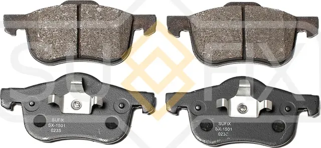 Колодки дисковые тормозные передние правые/левые VOLVO S60 I (384) 2000-2010 (Sufix). Артикул SX1501