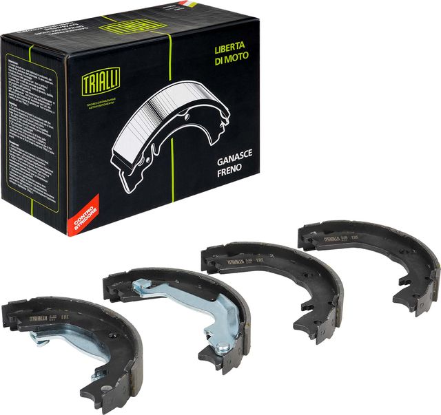 Тормозные колодки (стояночная тормозная система) Trialli задние для Kia Carnival II 2006-2014. Артикул GF 4445
