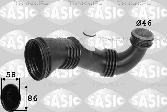 Патрубок интеркулера Sasic для Peugeot 206 2004-2012. Артикул 3330048
