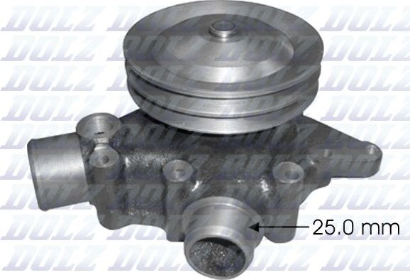 Помпа (водяной насос) Dolz для Renault Midlum 2006-2013. Артикул R613
