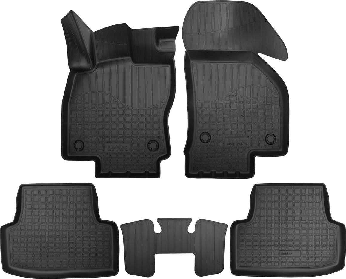 Коврики 3D Норпласт для салона Volkswagen Golf VIII 2019-2026. Артикул NPA11-C95-170-2