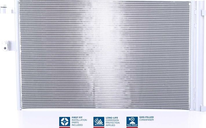 Радиатор кондиционера (конденсатор) Nissens (алюминий). Артикул 941187